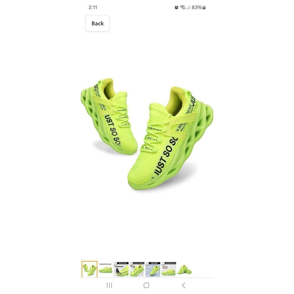 New W Size 6 M Size 4.5 Furuian Safety Green Yellow Steel Toe Shoes PPE Safety